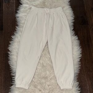 Stylish White Jogger Pants